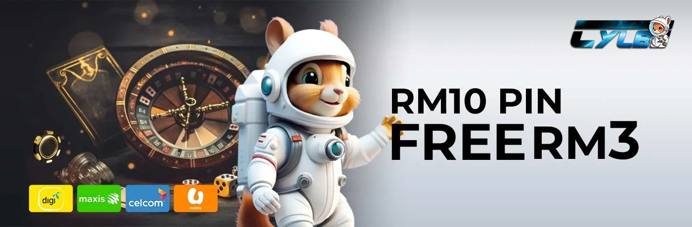 RM10 pin free reload promotion — RM3 reward
