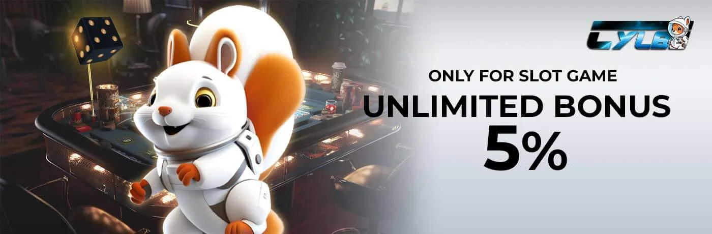 Unlimited bonus — 5%